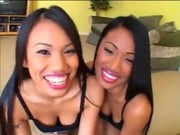 Lucy Thai and Nyla Thai Two Asian Sisters sharing a cock